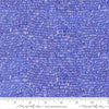 Image of Delphinium Palette Agapanthus quilting cotton by Janet Clare for Moda Fabrics. Features dots on a blue background. Cute Little Fabric Shop.
