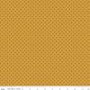 Image of Bountiful Geometric Gold quilting cotton fabric by Sandy Gervais for Riley Blake Designs. Features a geometric pattern on a yellow background. Cute Little Fabric Shop.