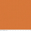 Image of Bountiful Geometric Autumn quilting cotton fabric by Sandy Gervais for Riley Blake Designs. Features a geometric pattern on an orange background. Cute Little Fabric Shop.