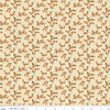 Image of Bountiful Bittersweet Ivory quilting cotton fabric by Sandy Gervais for Riley Blake Designs. Features flowers on a cream background. Cute Little Fabric Shop.