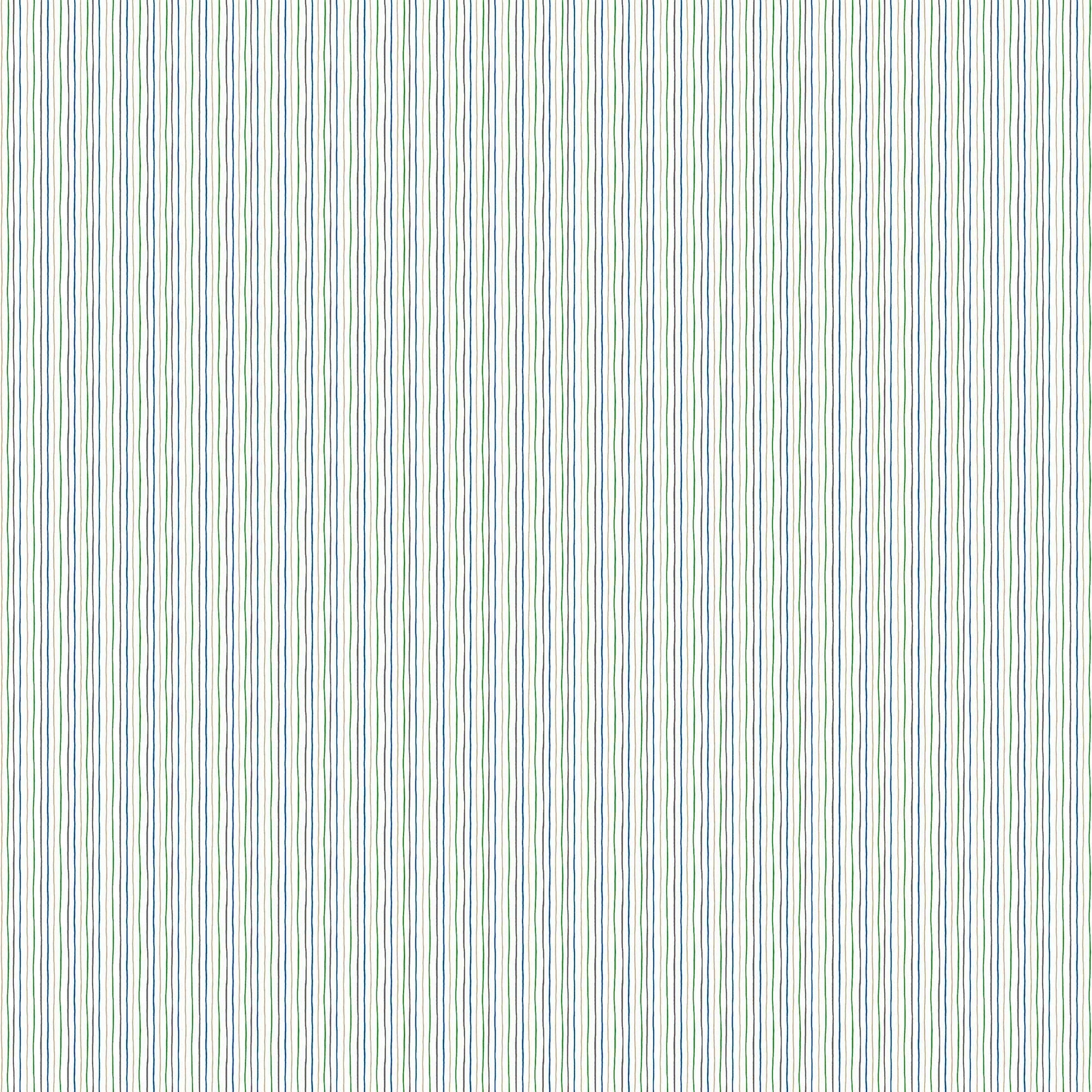 Image of By The Seashore Simple Stripes Blue quilting cotton fabric by Claire Holliday, Features stripes on a blue Background. Cute Little Fabric Shop.