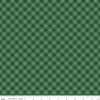 Image of Christmas Time Plaid Forest quilting cotton fabric by Dani Mogstad for Riley Blake Designs. Features plaid on a green background. Cute Little Fabric Shop.