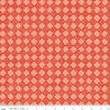 Image of Colorful Critters Check Orange Quilting Cotton Fabric by Official Licensed Product for Riley Blake Designs. Features checks on an orange background. Cute Little Fabric Shop.