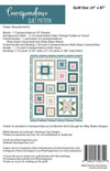 Correspondence Quilt PATTERN Star Blocks Pattern - Riley Blake INSTRUCTIONS Only