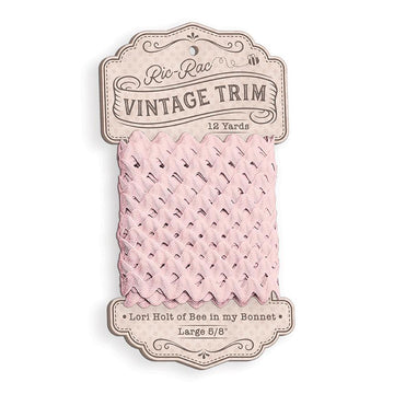 SALE Lori Holt Vintage Trim Large on Cardboard Spool STVT-14765 Frosting - Riley Blake Designs - 12 Yards of 5/8" Polyester Trim