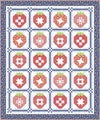 Strawberry Sampler Quilt Kit Floral Fabric - KIT29240 - Moda Fabrics Quilting Cotton Fabric