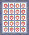 Strawberry Sampler Quilt Kit Floral Fabric - KIT29240 - Moda Fabrics Quilting Cotton Fabric