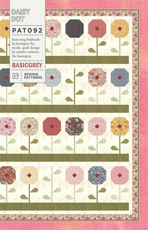 Daisy Dot Quilt PATTERN Floral Pattern - BG-PAT092 - Moda Fabrics INSTRUCTIONS Only