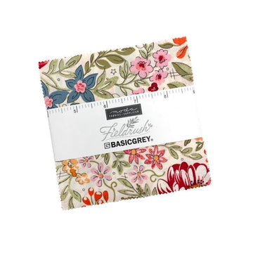 Fieldrush Charm Pack Floral Fabric - 30780PP - 42-piece Precut - Moda Fabrics Quilting Cotton Fabric
