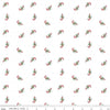 Image of Claus & Co. Candy Cane Toss White quilting cotton fabric by Melissa Mortenson for Riley Blake Designs. Features candy canes on a white background. Cute Little Fabric Shop.