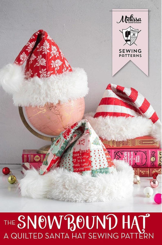 Snowbound Hat PATTERN Santa Hat Pattern - Riley Blake INSTRUCTIONS Only