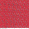 Image of Seasonal Basics Grand Ol' Flag Red quilting cotton fabric by Christopher Thompson for Riley Blake Designs. Features American flags on a red background. Cute Little Fabric Shop.