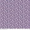 Image of Seasonal Basics Ghosts Purple quilting cotton fabric by Christopher Thompson for Riley Blake Designs. Features ghosts on a purple background. Cute Little Fabric Shop.