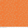 Image of Seasonal Basics Spider Webs Orange quilting cotton fabric by Christopher Thompson for Riley Blake Designs. Features spider webs on an orange background. Cute Little Fabric Shop.