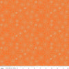 Image of Seasonal Basics Spider Webs Orange quilting cotton fabric by Christopher Thompson for Riley Blake Designs. Features spider webs on an orange background. Cute Little Fabric Shop.