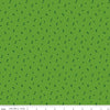 Image of Seasonal Basics Clovers Holly quilting cotton fabric by Christopher Thompson for Riley Blake Designs. Features clovers on a green background. Cute Little Fabric Shop.
