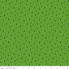 Image of Seasonal Basics Clovers Holly quilting cotton fabric by Christopher Thompson for Riley Blake Designs. Features clovers on a green background. Cute Little Fabric Shop.