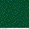 Image of Seasonal Basics Clovers Green quilting cotton fabric by Christopher Thompson for Riley Blake Designs. Features clovers on a green background. Cute Little Fabric Shop.