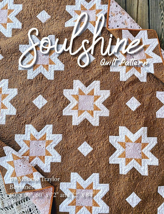 SALE Soulshine Quilt PATTERN Starry Pattern - Riley Blake INSTRUCTIONS Only