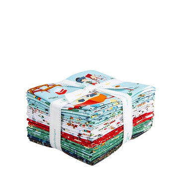 SALE Happy Haven Fat Quarter Bundle Camping Fabric - FQ-17620-15 - 15-Piece Precut - Riley Blake Quilting Cotton Fabric