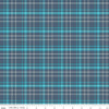 Image of Happy Haven Plaid Navy quilting cotton fabric by Shawn Wallace for Riley Blake Designs. Features plaid on a blue background. Cute Little Fabric Shop.