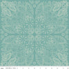 Image of Designer Flannel Cowboys Bandana Teal flannel cotton fabric by Echo Park Paper Co for Riley Blake Designs. Features paisley on a blue background. Cute Little Fabric Shop.