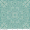 Image of Designer Flannel Cowboys Bandana Teal flannel cotton fabric by Echo Park Paper Co for Riley Blake Designs. Features paisley on a blue background. Cute Little Fabric Shop.