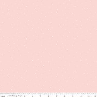 Image of Designer Flannel Dapple Dot Frosting flannel cotton fabric by The RBD Designers for Riley Blake Designs. Features dots on a pink background. Cute Little Fabric Shop.