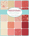 Petals And Polka Dots Fat Quarter Bundle Floral Fabric - 3080AB - 30-Piece Precut - Moda Fabrics Quilting Cotton Fabrics