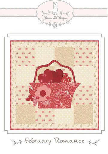 February Romance Quilt PATTERN Valentine's Day Pattern - BHD-2218 - Moda Fabrics INSTRUCTIONS Only