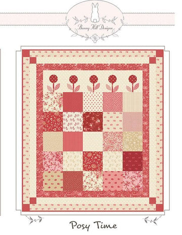 Posy Time Quilt PATTERN Valentine's Day Pattern - BHD-2219 - Moda Fabrics INSTRUCTIONS Only