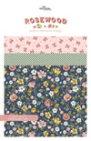 Rosewood 10" Stacker Floral Fabric - 10-17490-42 - 42-Piece Precut - Riley Blake Quilting Cotton Fabric