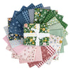 Rosewood Fat Quarter Bundle Floral Fabric - FQ-17490-21 - 21-Piece Precut - Riley Blake Quilting Cotton Fabric