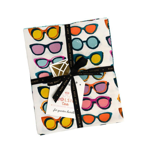 Poolside Too Fat Quarter Bundle Summer Fabric - RS5197FQ - 22-Piece Precut - Moda Fabrics Ruby Star Society Quilting Cotton Fabric