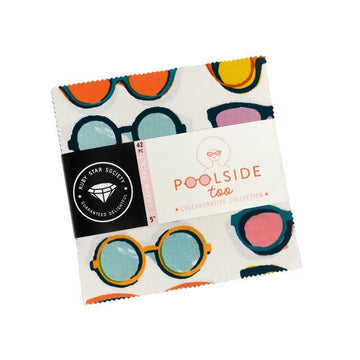 Poolside Too Charm Pack Summer Fabric - RS5197PP - 42-Piece Precut - Moda Fabrics Ruby Star Society Quilting Cotton Fabric