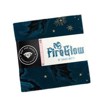 Fireglow Charm Pack Mythical Fabric - RS2131PP- 42-Piece Precut - Moda Fabrics Ruby Star Society Quilting Cotton Fabric