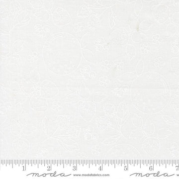 Image of Fruit Salad Sketch Off White White quilting cotton fabric by Corey Yoder for Moda Fabrics. Features fruit on a white background. Cute Little Fabric Shop.