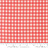 Image of Fruit Salad Gingham Flamingo quilting cotton fabric by Corey Yoder for Moda Fabrics. Features gingham on a pink background. Cute Little Fabric Shop.