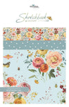 Sketchbook Fat Quarter Bundle Floral Fabric - FQ-17520-20 - 20-Piece Precut - Riley Blake Quilting Cotton Fabric