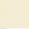 Image of Sketchbook Geo Sunny quilting cotton fabric by Lisa Audit for RIley Blake Designs. Features a geometric pattern on a yellow background. Cute Little Fabric Shop.