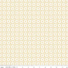Image of Sketchbook Geo Sunny quilting cotton fabric by Lisa Audit for RIley Blake Designs. Features a geometric pattern on a yellow background. Cute Little Fabric Shop.