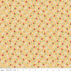SALE Farm Girl Vintage Apple Honey Yellow Floral Fruit Fabric - C7874 Lori Holt Riley Blake Quilting Cotton Fabric
