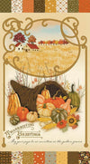 SALE Bountiful Thanksgiving Greetings Panel Harvest Panel - P17869 - Riley Blake Quilting Cotton Fabric