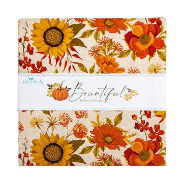 SALE Bountiful 10" Stacker Fall Fabric - 10-17860-42 - 42-Piece Precut - Riley Blake Quilting Cotton Fabric