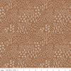 Image of Colorful Critters Sketch Brown Quilting Cotton Fabric by Official Licensed Product for Riley Blake Designs. Features crayon drawings on a brown background. Cute Little Fabric Shop.