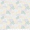 Image of Colorful Critters Sketch White Quilting Cotton Fabric by Official Licensed Product for Riley Blake Designs. Features crayon drawings on a white background. Cute Little Fabric Shop.