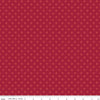 Image of Orchard House Geometric Red quilting cotton fabric by Heather Peterson for Riley Blake Designs. Features a geometric pattern on a red background. Cute Little Fabric Shop.