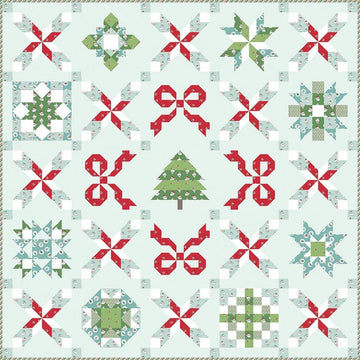SALE Seasonal Sparklers Quilt PATTERN Christmas Pattern - Riley Blake INSTRUCTIONS Only