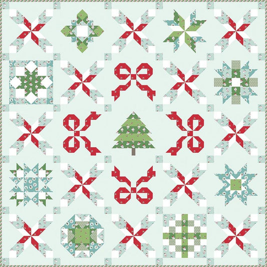 Seasonal Sparklers Quilt PATTERN Christmas Pattern - Riley Blake INSTRUCTIONS Only