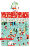 Happy Haven 10" Stacker Camping Fabric - 10-17620-42 - 42-Piece Precut - Riley Blake Quilting Cotton Fabric